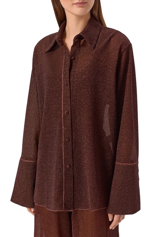 Блузка OSEREE LSF235/LUREX Коричневый  LSF235/LUREX Фото 3
