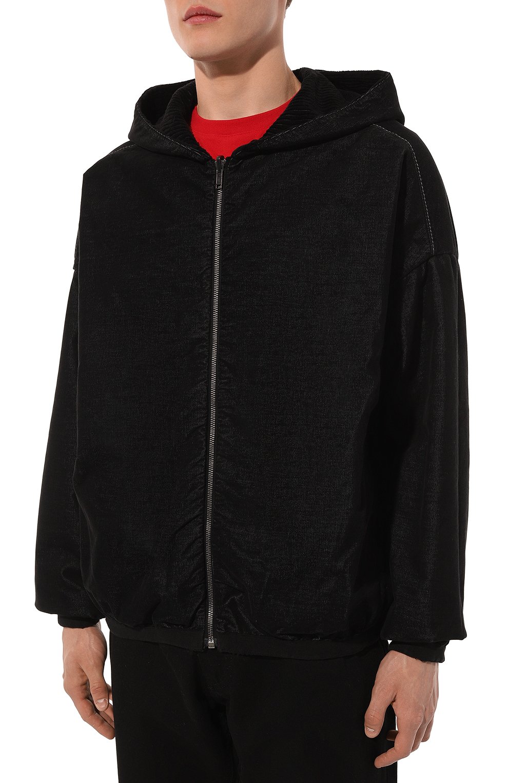 Бомбер из хлопка и льна TRANSIT, арт. CFUTRYD136, фото 6