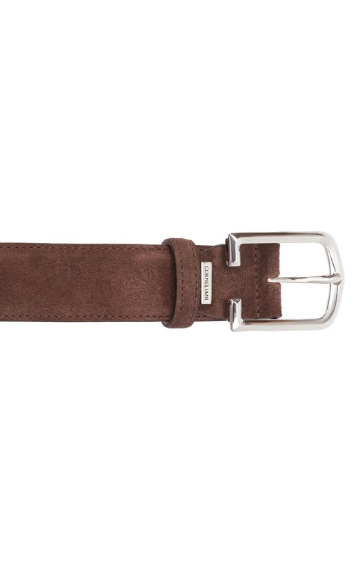 Замшевый ремень Corneliani 25V300-2520822 Коричневый  25V300-2520822 Фото 4