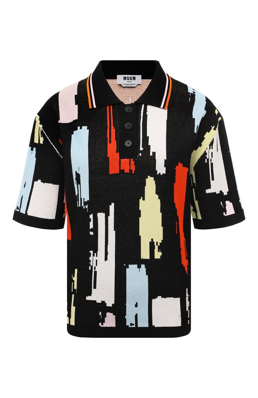 

Поло из вискозы MSGM, Разноцветный