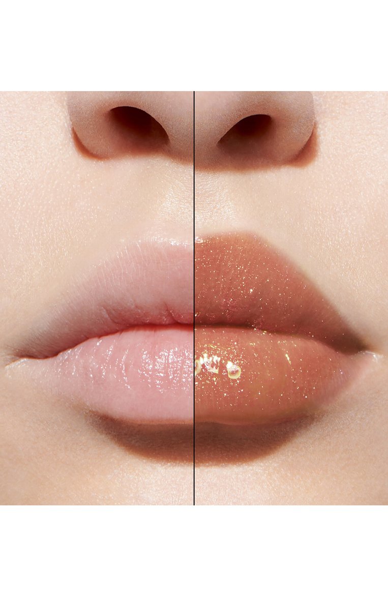 Блеск-плампер для губ dior addict lip maximizer, оттенок 045 ореховый шиммер (6ml) DIOR  цвета, арт. C031900045 | Фото 4 (Региональные ограничения белый список (Axapta Mercury): Не проставлено; Нос: Не проставлено; Финишное покрытие: Блестящий; Обьем косметики: 6ml)