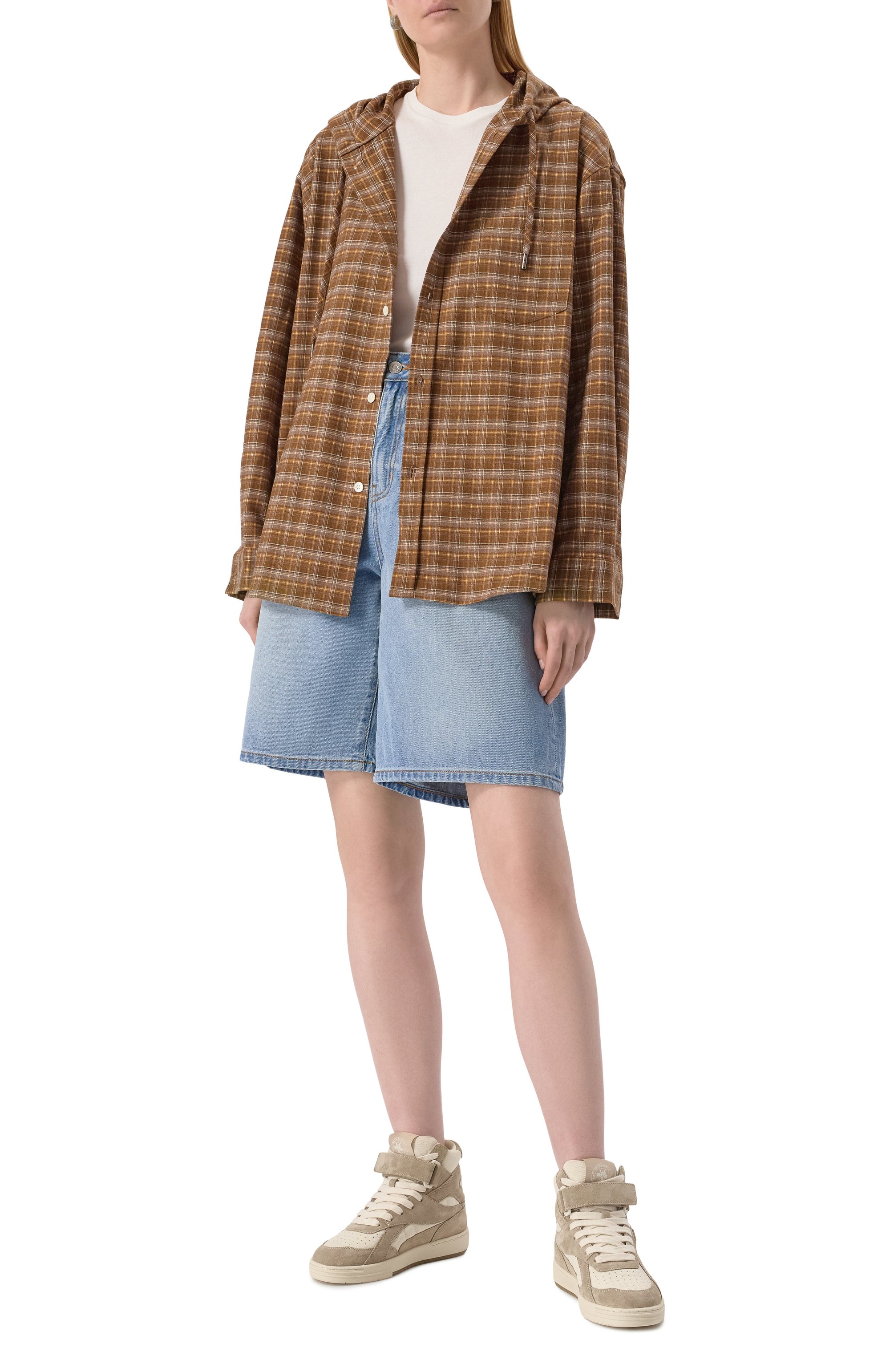 Комбинированные кеды university PALM ANGELS, арт. PWIL004F23FAB0010162, фото 2