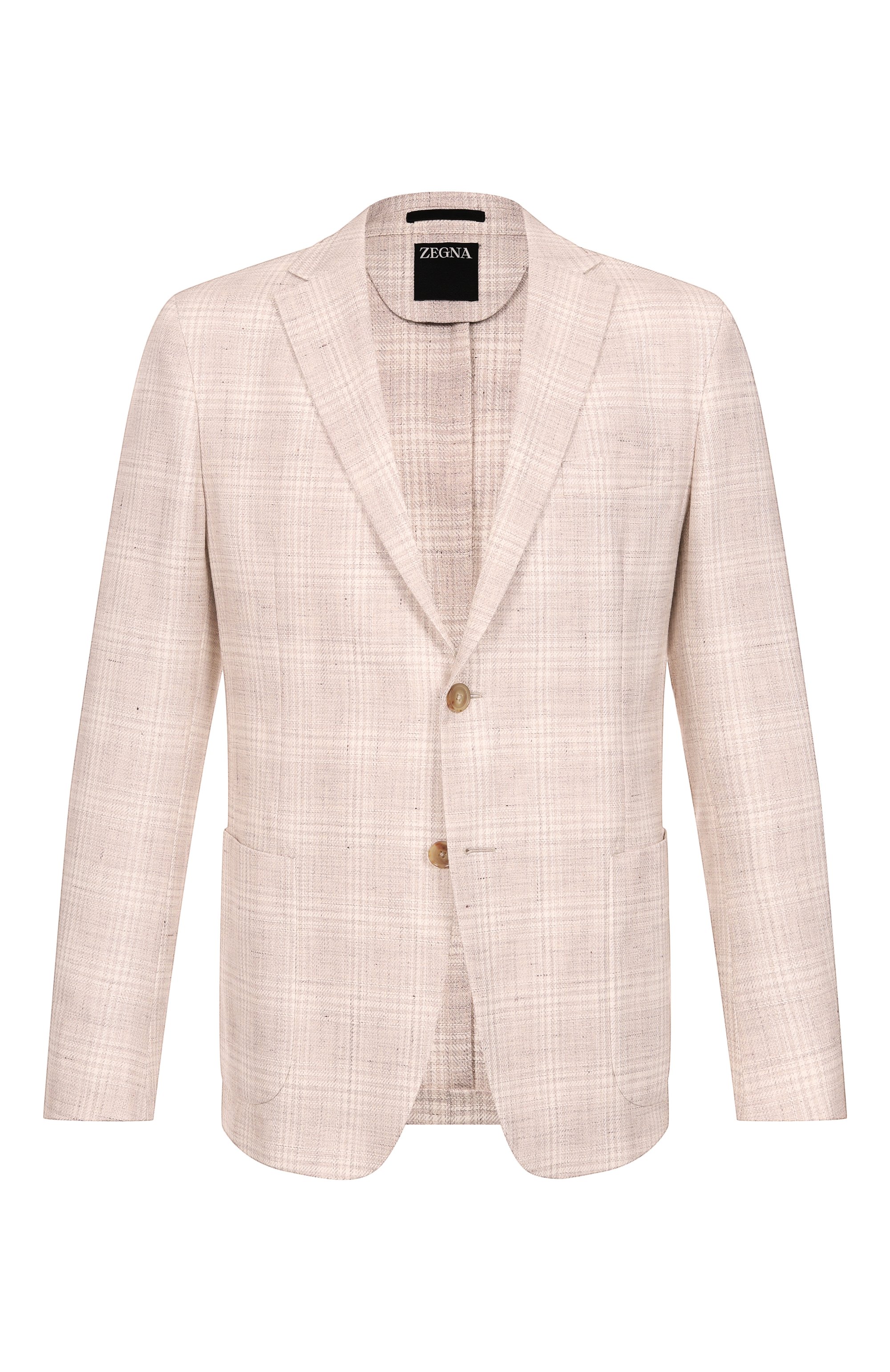 Пиджак изо льна и хлопка ZEGNA, арт. 1DNMG0/976704A9, фото 1
