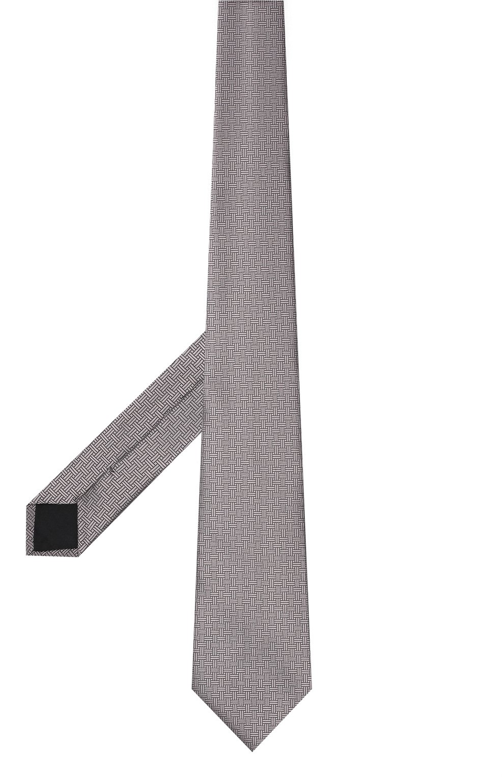 Шелковый галстук LANVIN серого цвета по цене 11150 руб., арт. 11509/TIE, фото 3 Шелковый галстук LANVIN, арт. 11509/TIE, фото 3