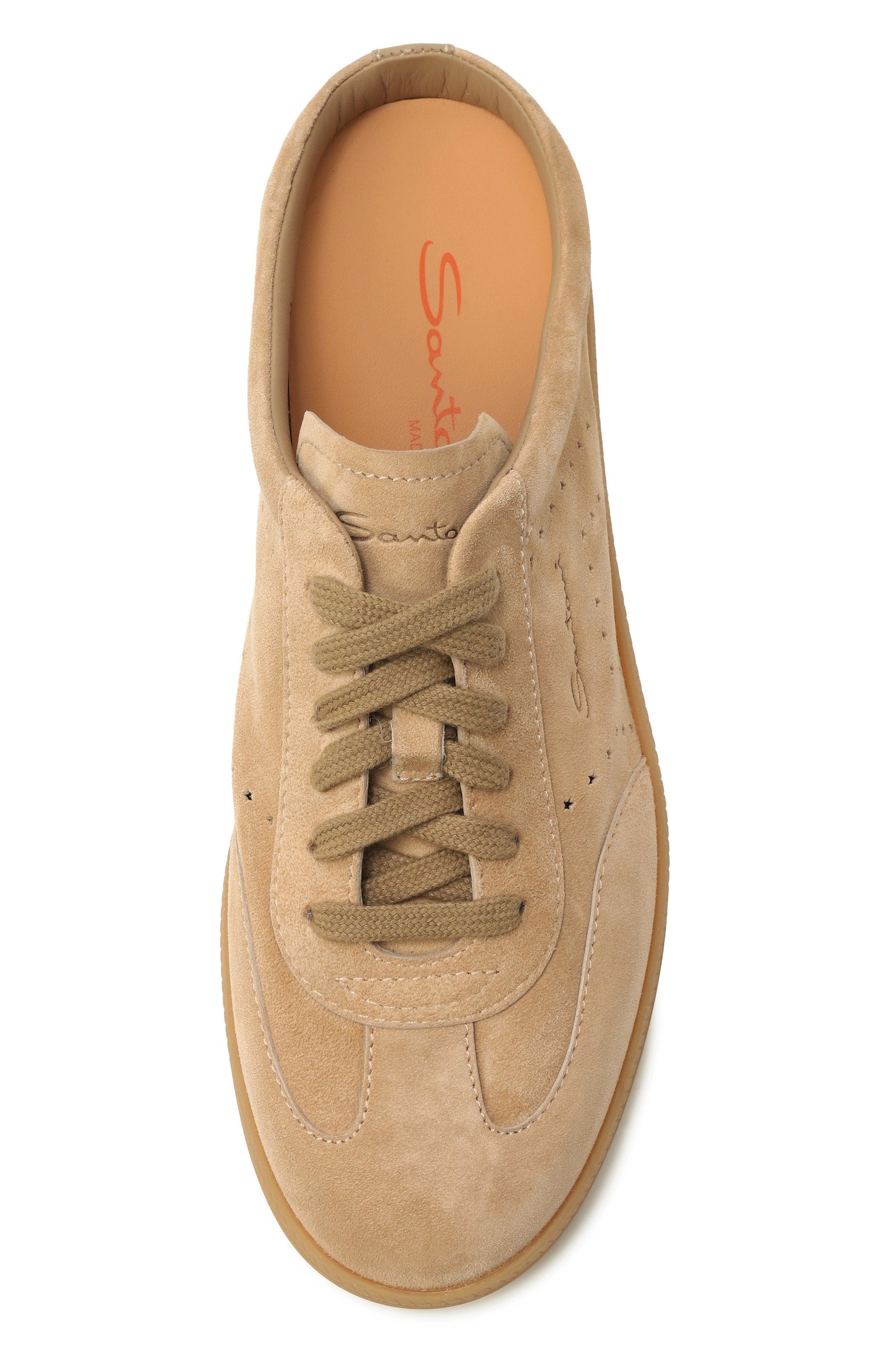 Замшевые кеды SANTONI, арт. WBPG61347FARTKCL, фото 6