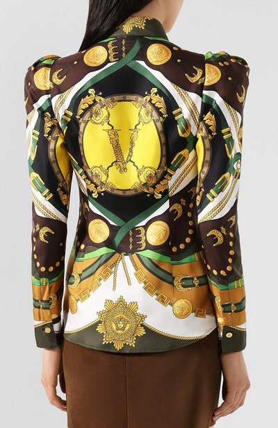 Шелковая блузка VERSACE, арт. A85367/A233263, фото 4