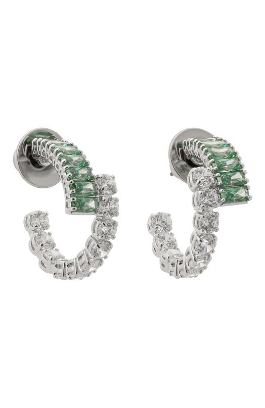 Серьги Matrix Swarovski 5732264 Зелёный  5732264 Фото 3