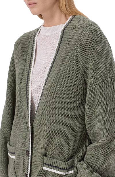 Хлопковый кардиган BRUNELLO CUCINELLI, арт. M19756306, фото 5