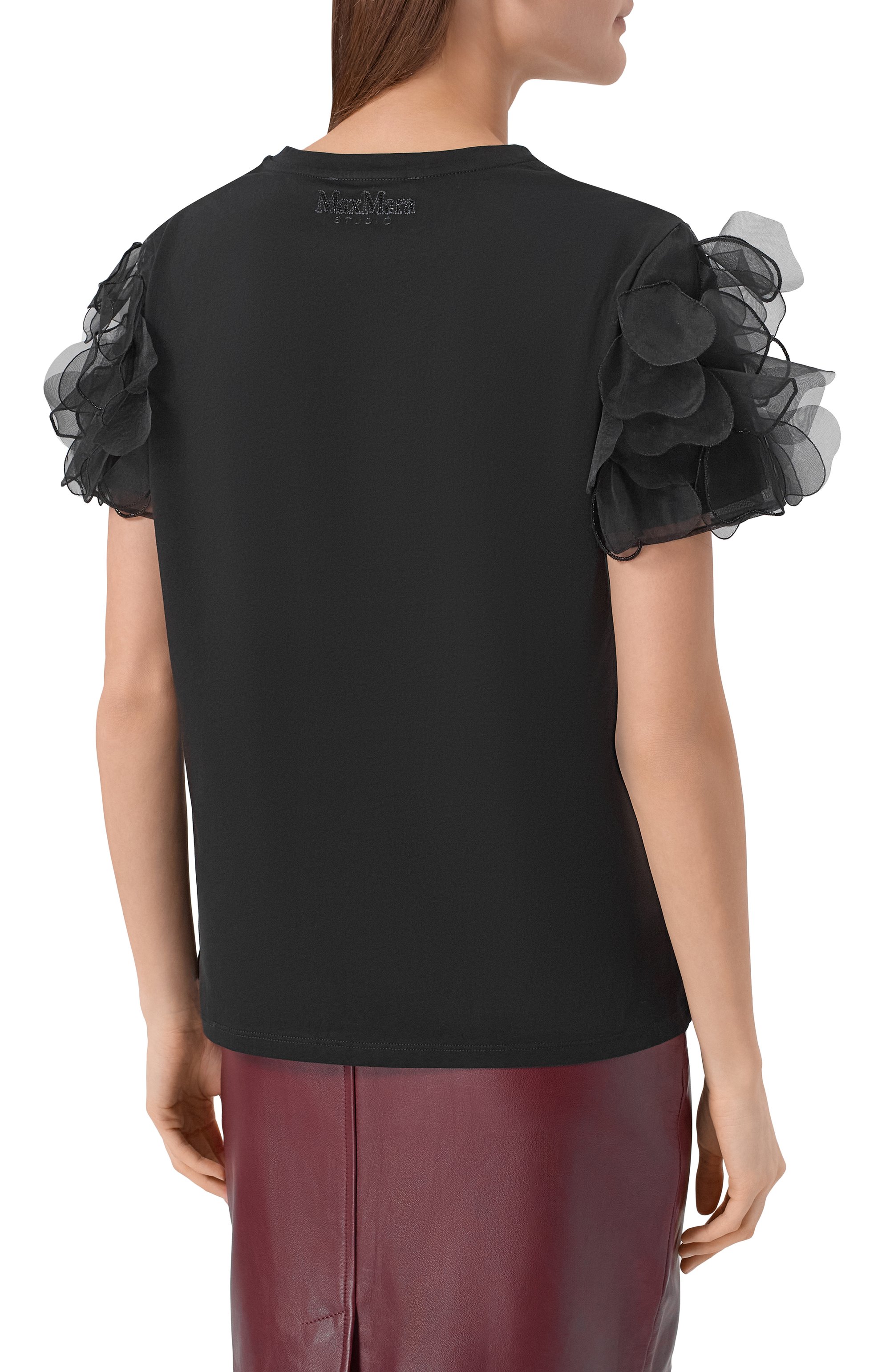 Хлопковый топ MAX MARA STUDIO, арт. MSEEDITTI, фото 4