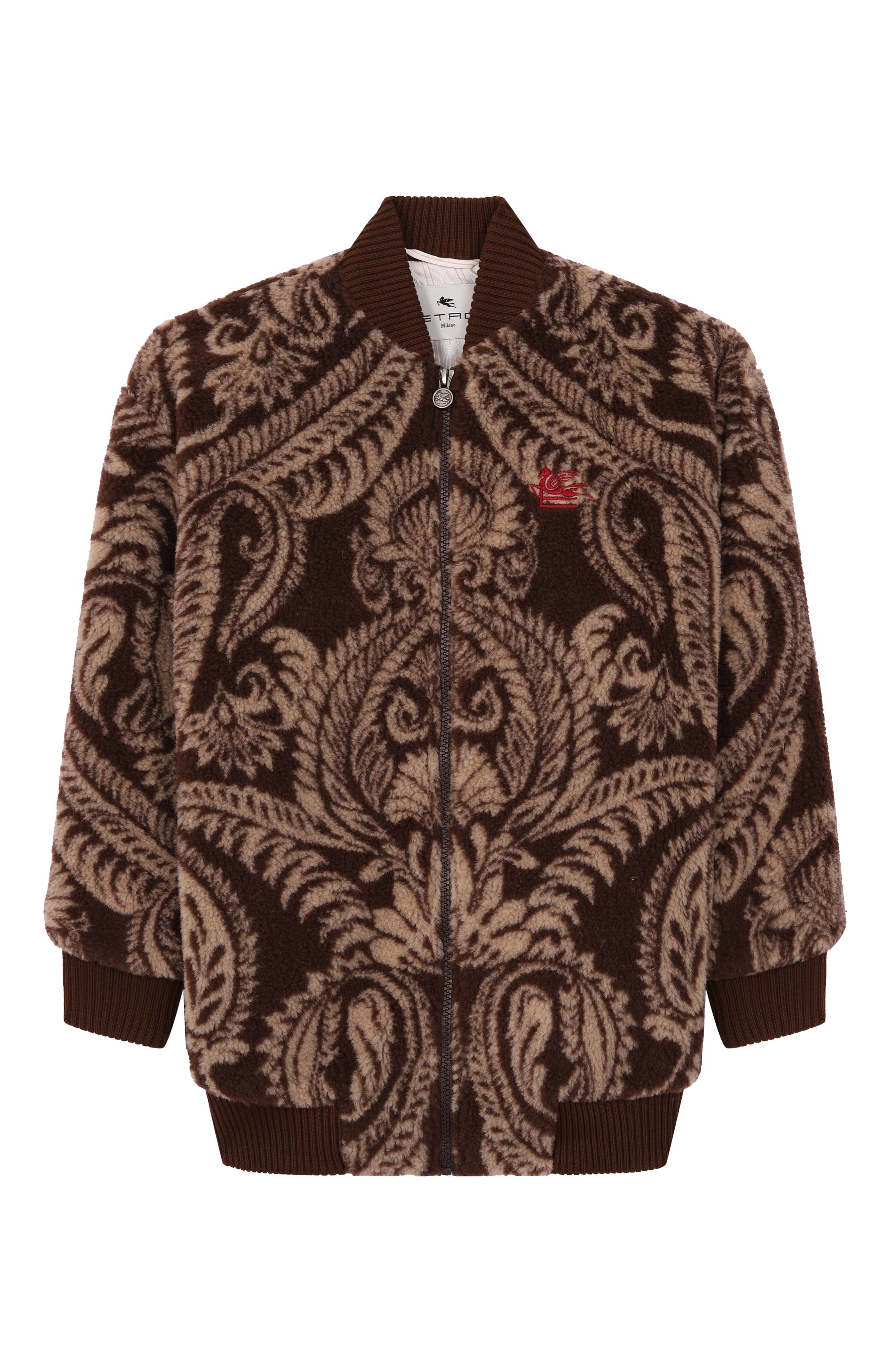 Бомбер из экомеха ETRO, арт. GX2P57, фото 1