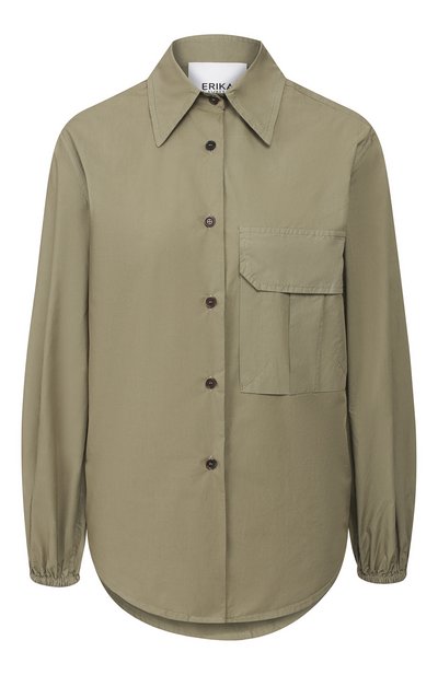 Хлопковая рубашка ERIKA CAVALLINI, арт. S0/P/P0SJ24, фото 1