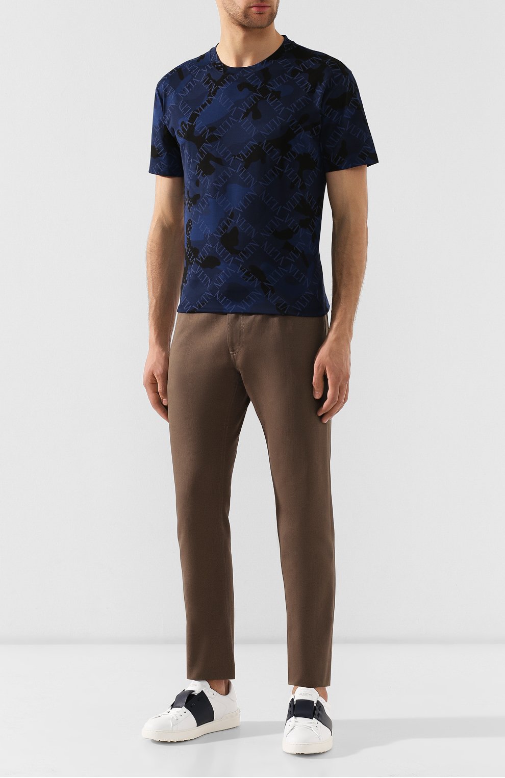 Кожаные кеды open VALENTINO, арт. SY2S0830/BLU, фото 2