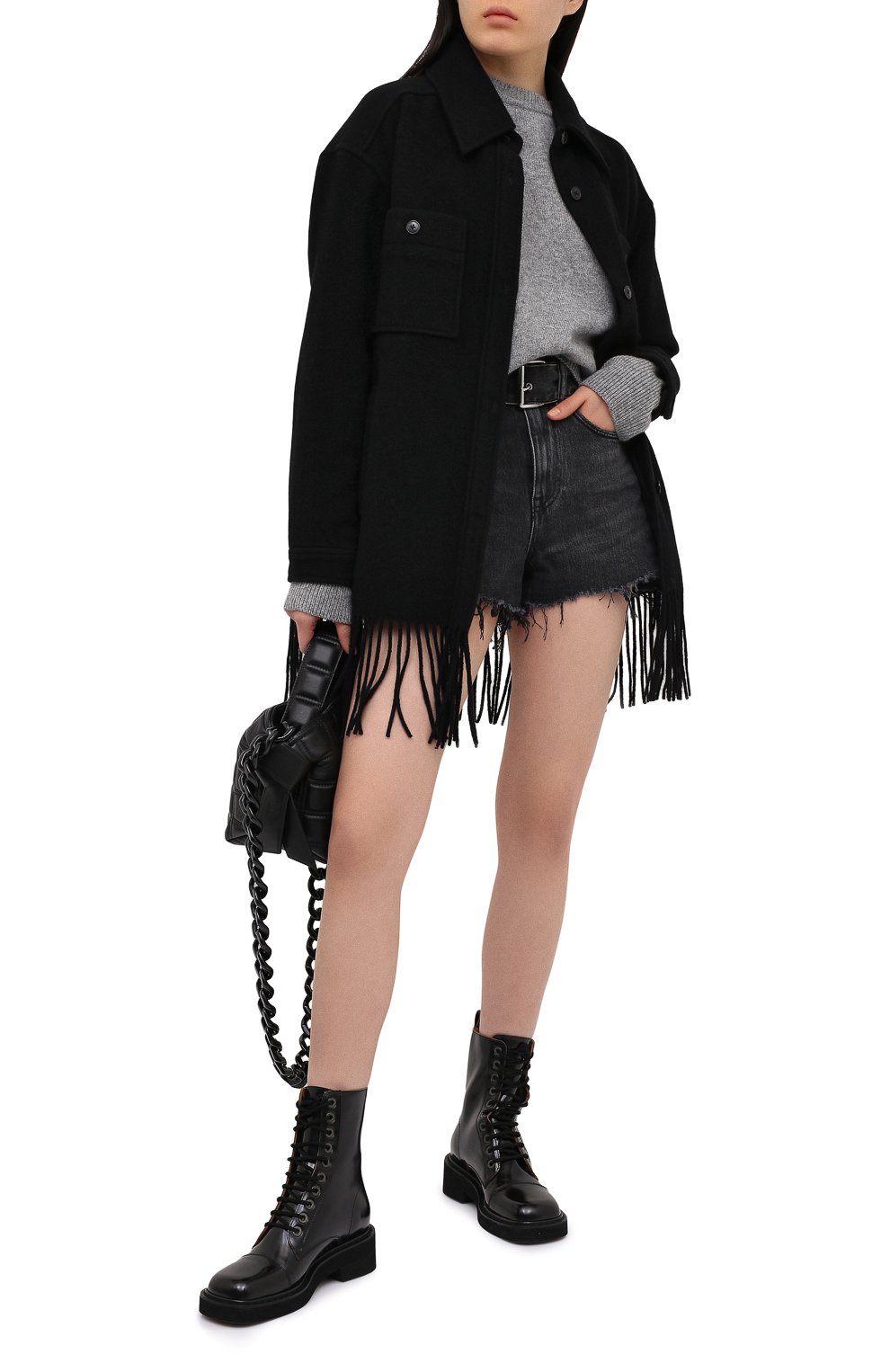 Джинсовые шорты ALEXANDER WANG, арт. 4DC1214873, фото 2