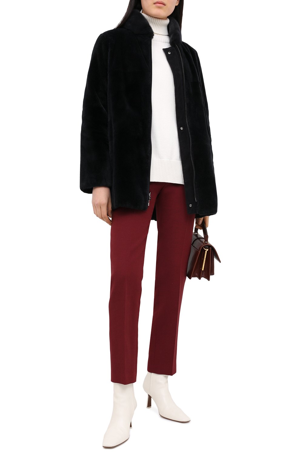 Кашемировое полупальто на меху LORO PIANA, арт. FAI3275, фото 2