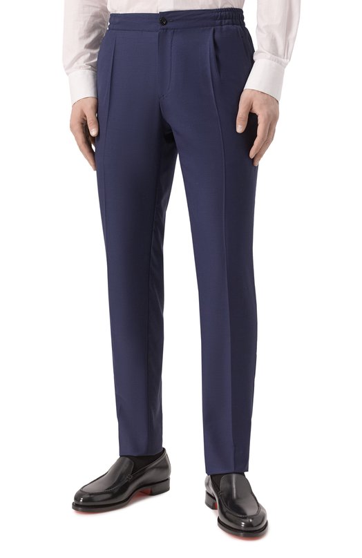 Шерстяной костюм Kiton UA81K0602E10 Синий  UA81K0602E10 Фото 6