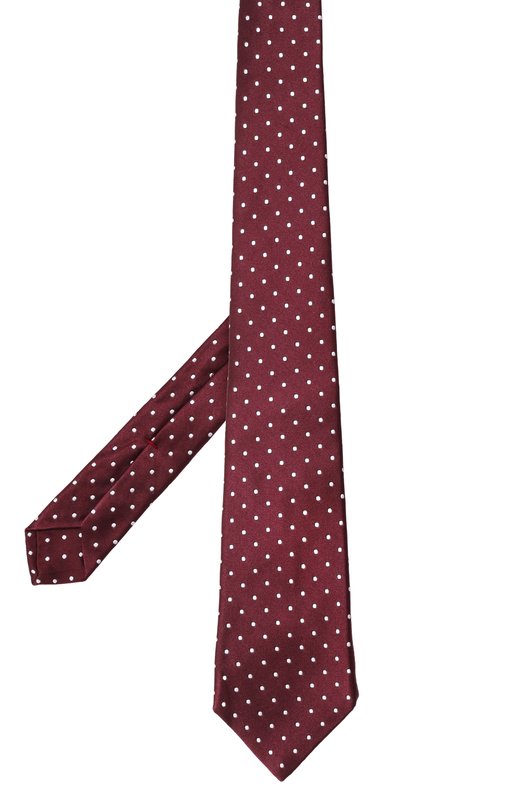 Шелковый галстук Kiton UCRVKLC06L7508 Бордовый  UCRVKLC06L7508 Фото 3