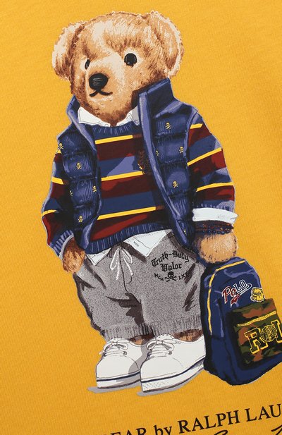Хлопковая футболка POLO RALPH LAUREN, арт. 322799045, фото 3