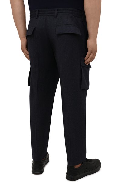 Брюки-карго из шерсти и хлопка CORTIGIANI, арт. 213604/0000/2295/60-70, фото 4