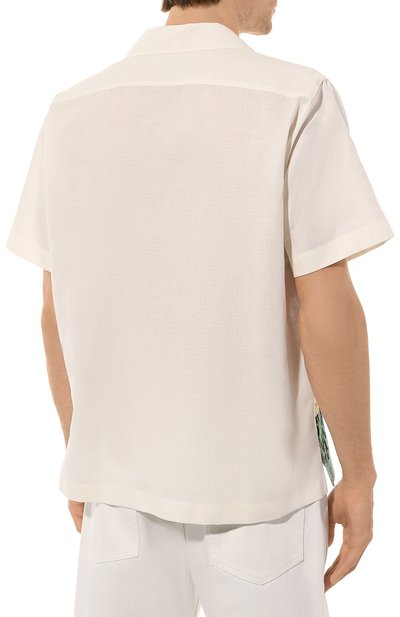 Рубашка изо льна и хлопка CARNE BOLLENTE, арт. SS24SSS0101, фото 4