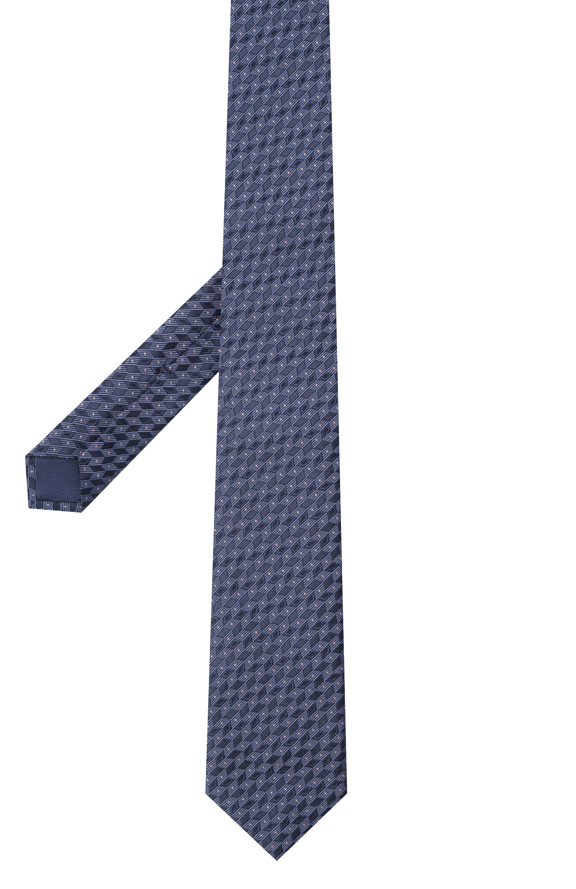 Шелковый галстук ZILLI синего цвета по цене 38600 руб., арт. CRAV02M0600VNJQC0, фото 3 Шелковый галстук ZILLI, арт. CRAV02M0600VNJQC0, фото 3