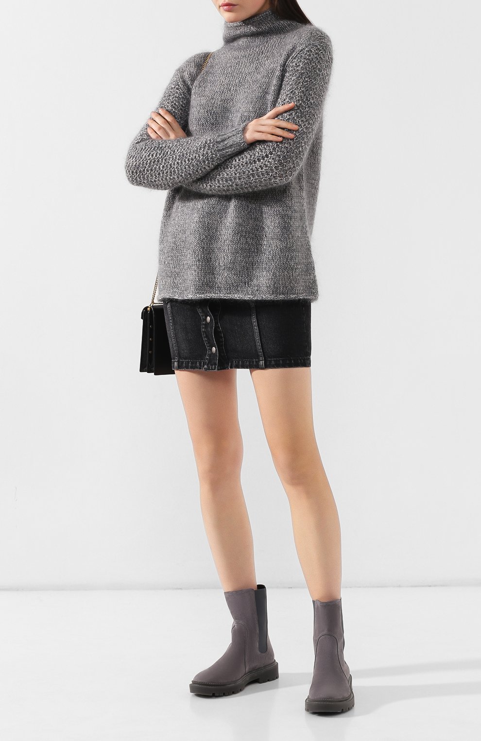 Замшевые челси CASADEI, арт. 1R131N0201CAM0S9200, фото 2