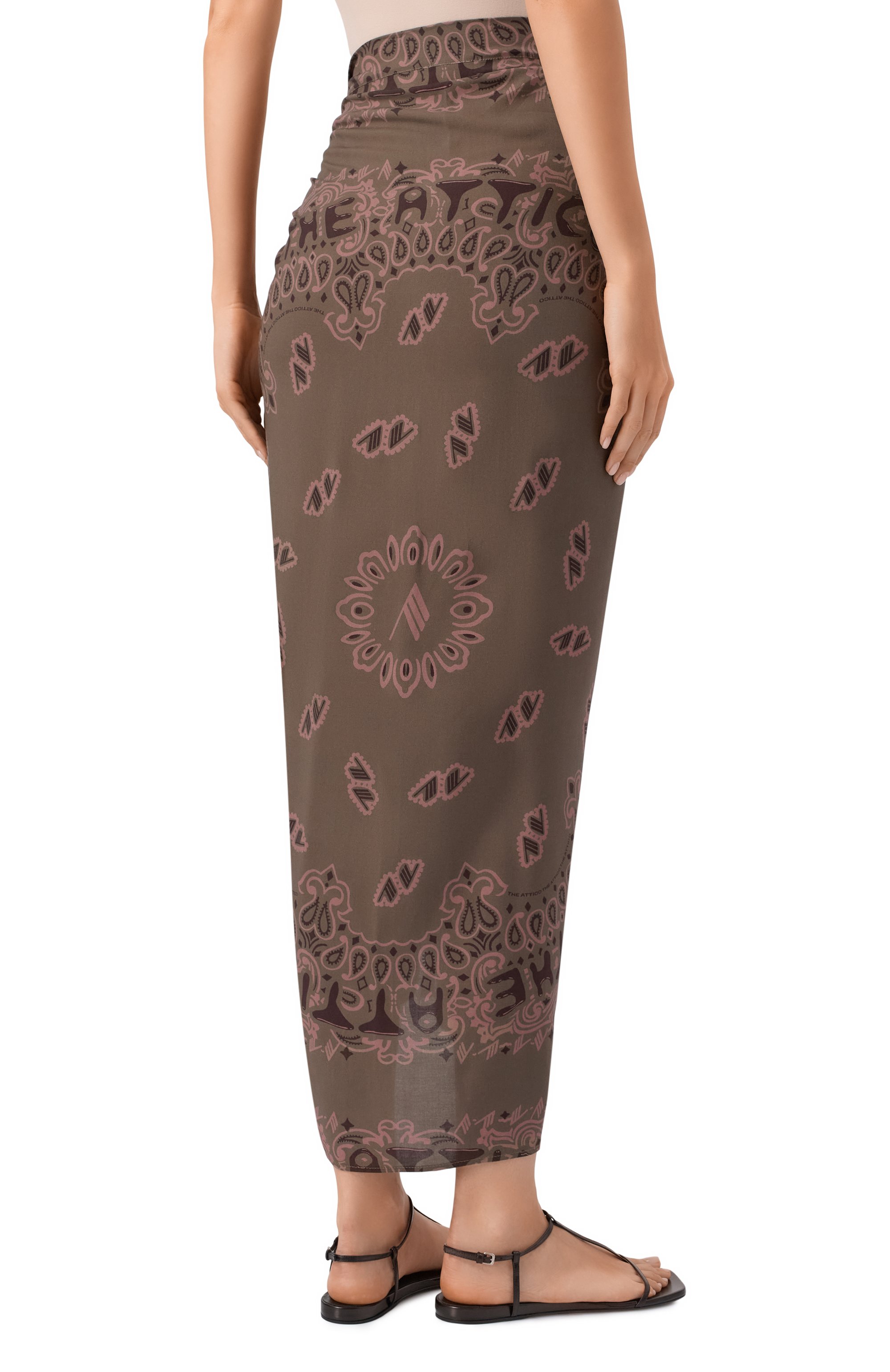 Парео из вискозы THE ATTICO, арт. 250WCR00140/VVV091PR, фото 4