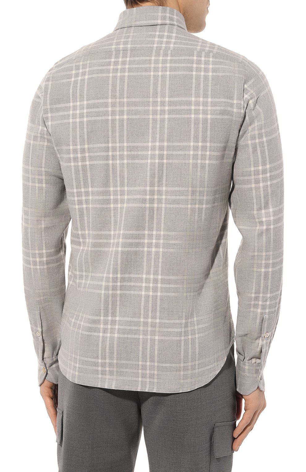 Хлопковая рубашка KITON, арт. UCWMH0864908, фото 4