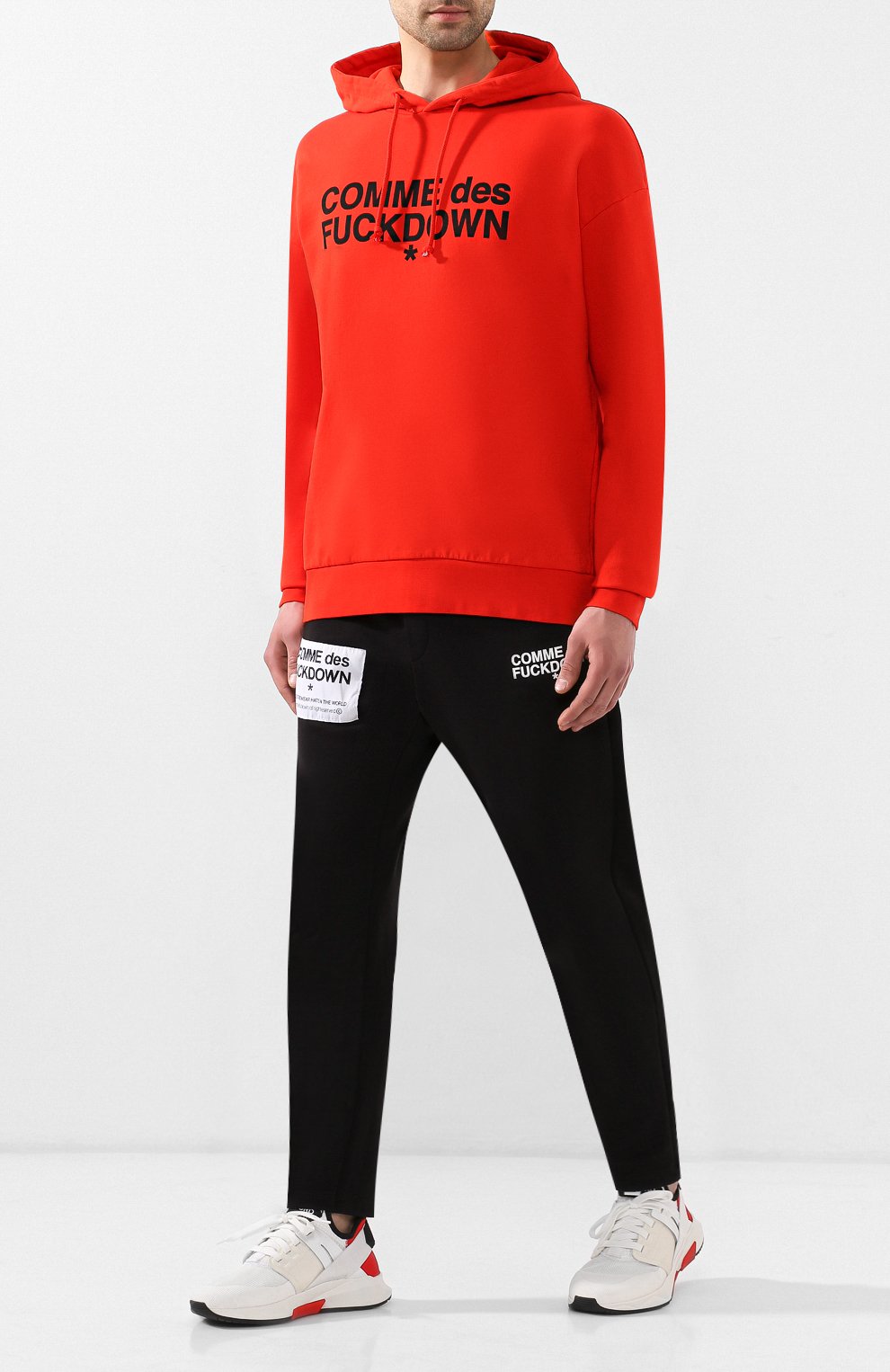 Хлопковое худи COMME DES FUCKDOWN, арт. CDFU350, фото 2