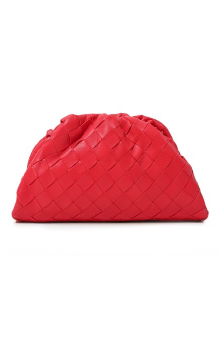 Женский клатч pouch mini BOTTEGA VENETA фуксия цвета, арт. 585852/VCPP1 | Фото 1 (Материал: Натуральная кожа; Драгоценные камни: Проставлено; Размер: mini; Материал сплава: Проставлено; Ремень/цепочка: На ремешке)