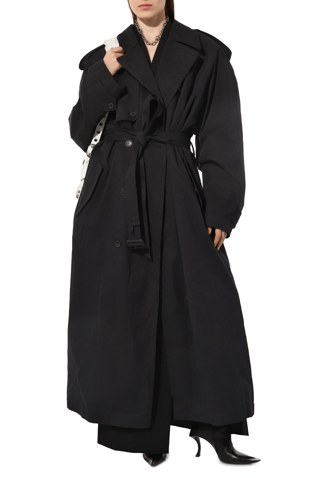 Хлопковый тренч BALENCIAGA, арт. 776657/TKP07, фото 2