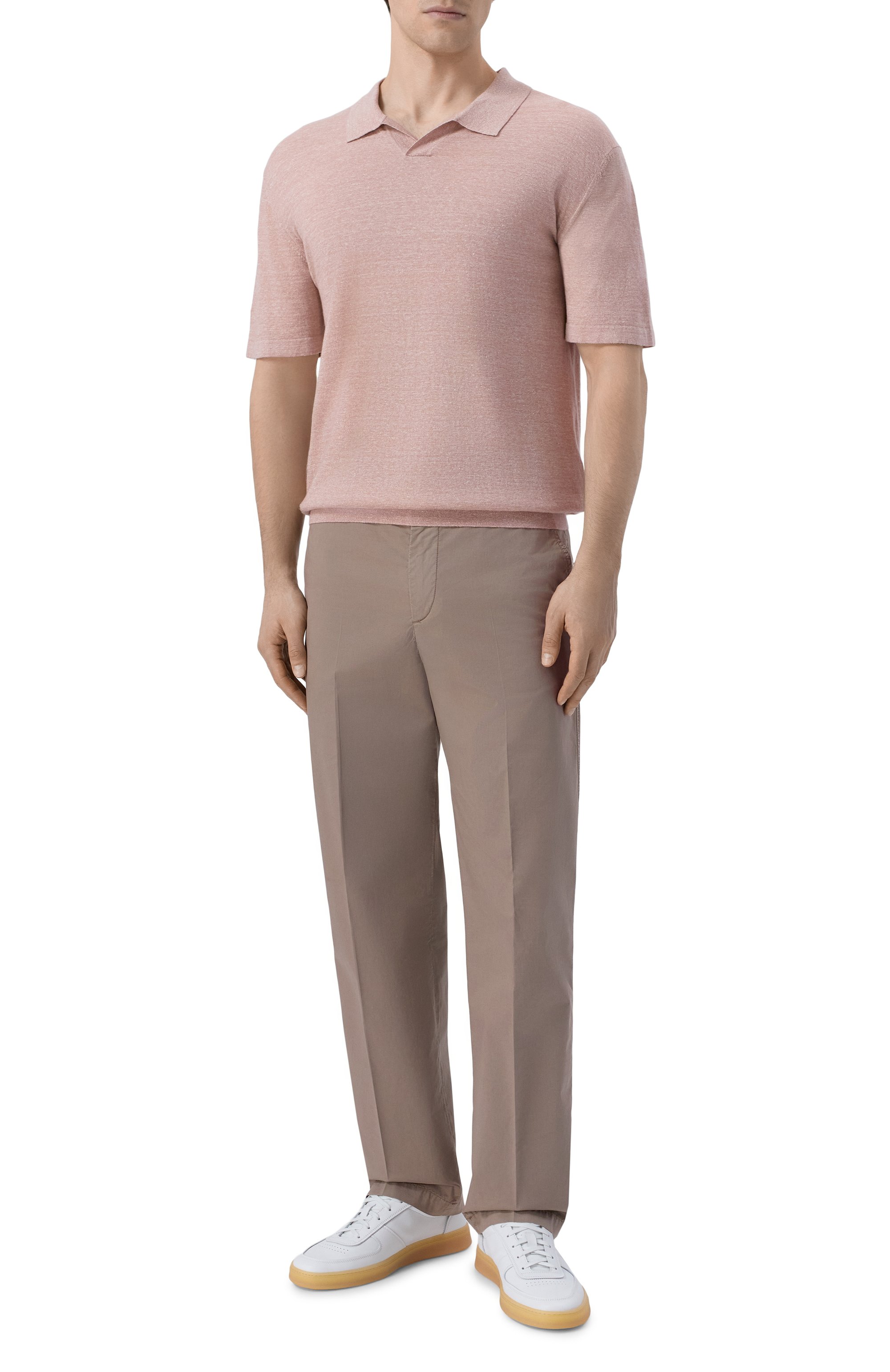 Поло из шерсти и льна 12 STOREEZ, арт. 137720, фото 2