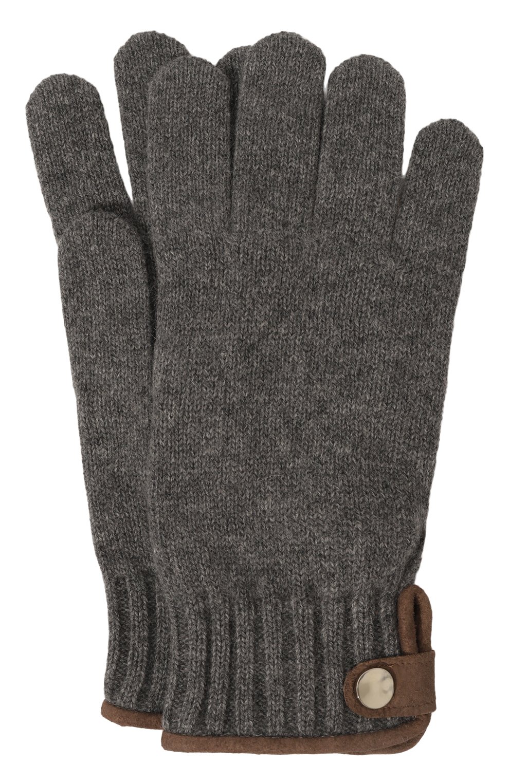 Кашемировые перчатки ANDREA CAMPAGNA серого цвета по цене 38350 руб., арт. 24UGUANTI/XL1, фото 1 Кашемировые перчатки ANDREA CAMPAGNA, арт. 24UGUANTI/XL1, фото 1
