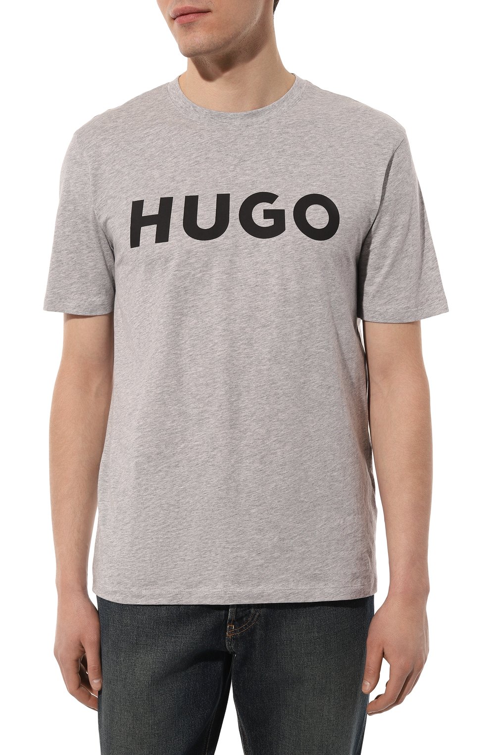 Хлопковая футболка HUGO, арт. 50467556, фото 3