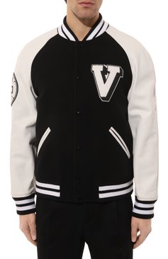 Комбинированный бомбер VALENTINO, арт. 2V3CIM17912 0NA, фо�то 3