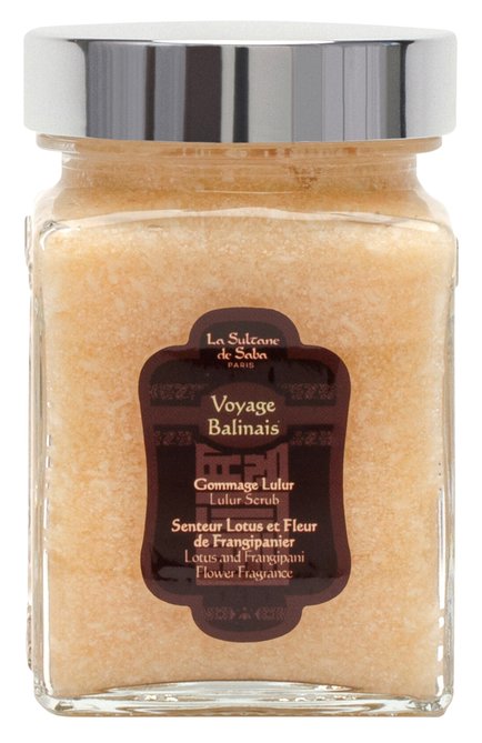 Женского кокосово-рисовый гоммаж лотос и франжипани (300g) LA SULTANE DE SABA, арт. 3700448603838