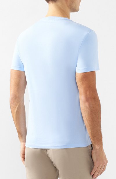 Хлопковая футболка  POLO RALPH LAUREN, арт. 710671438, фото 4