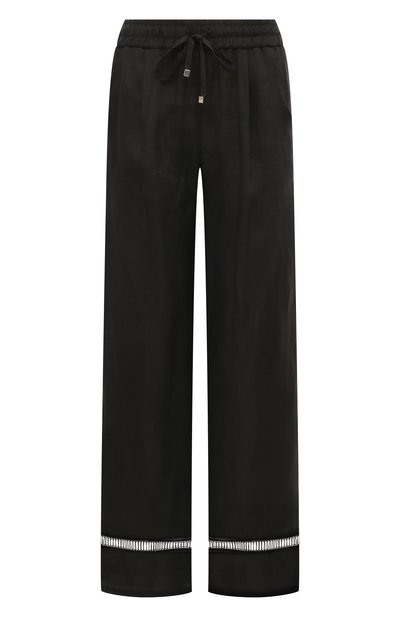 Женские льняные брюки KITON, арт. D57126H05953