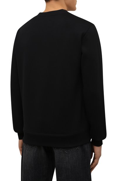 Хлопковый свитшот DOLCE & GABBANA черного цвета по цене 72950 руб., арт. G9WI3Z/FU7DU, фото 4 Хлопковый свитшот DOLCE & GABBANA, арт. G9WI3Z/FU7DU, фото 4