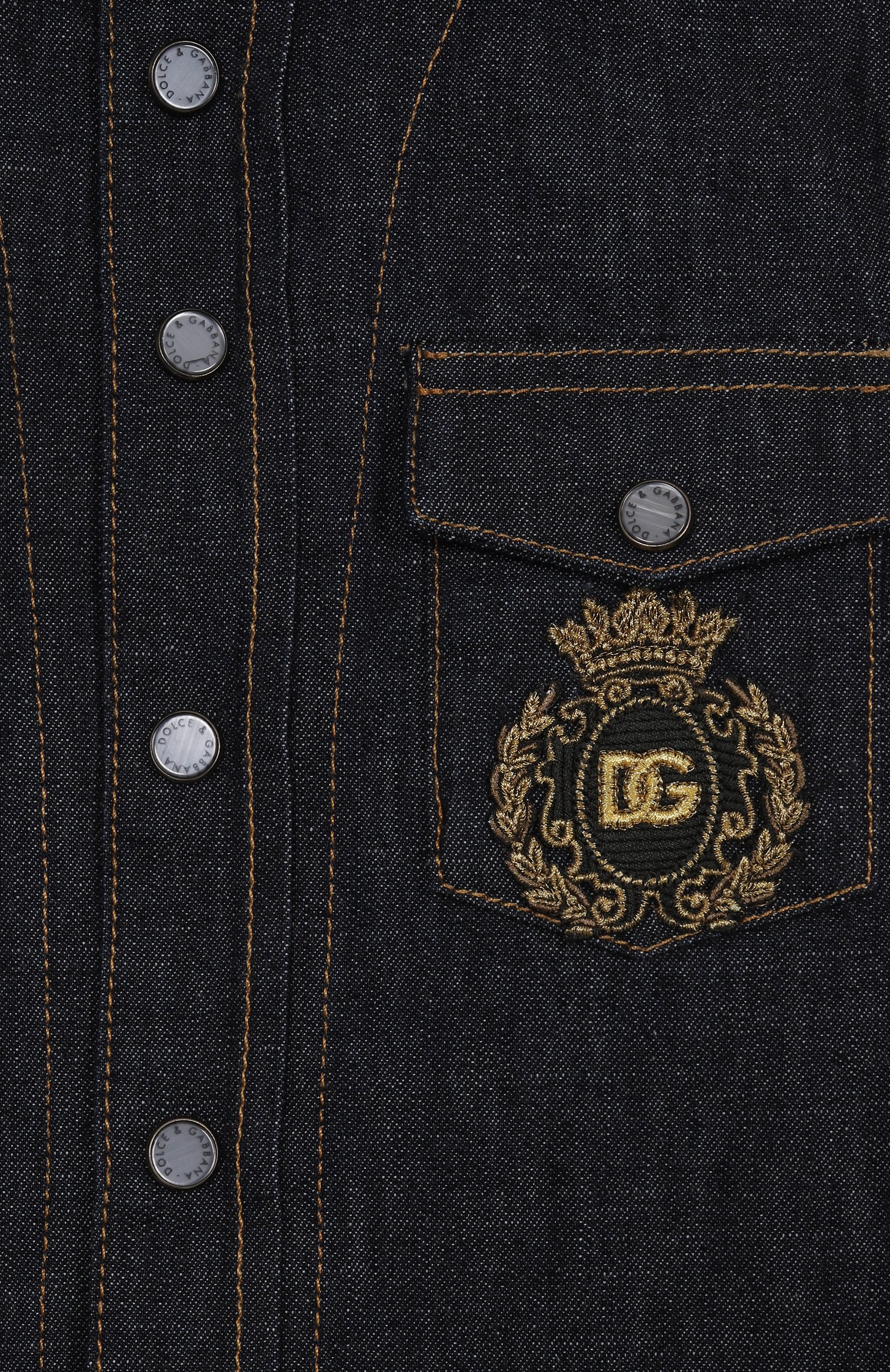 Джинсовая рубашка DOLCE & GABBANA, арт. L44S34/LDD12/2-6, фото 3