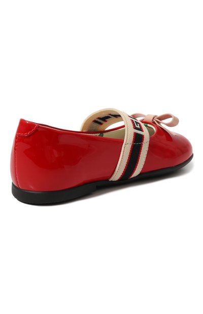 Кожаные балетки GUCCI, арт. 552941 0IRA0, фото 3