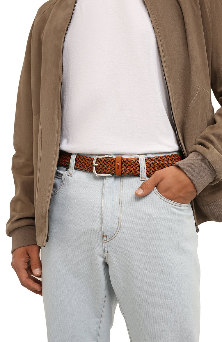 Кожаный ремень BOSS, арт. 50471279, фото 2