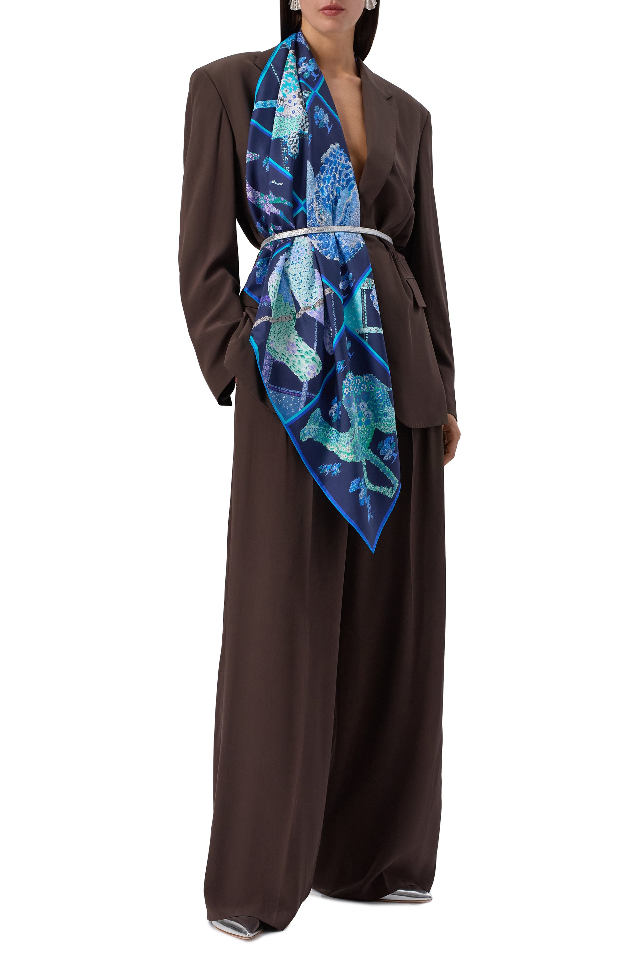 Шелковый платок FERRAGAMO, арт. 310217/785448, фото 3