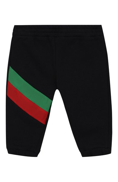 Хлопковые джоггеры GUCCI синего цвета по цене 16400 руб., арт. 564419/XJA7L, фото 1 Хлопковые джоггеры GUCCI, арт. 564419/XJA7L, фото 1