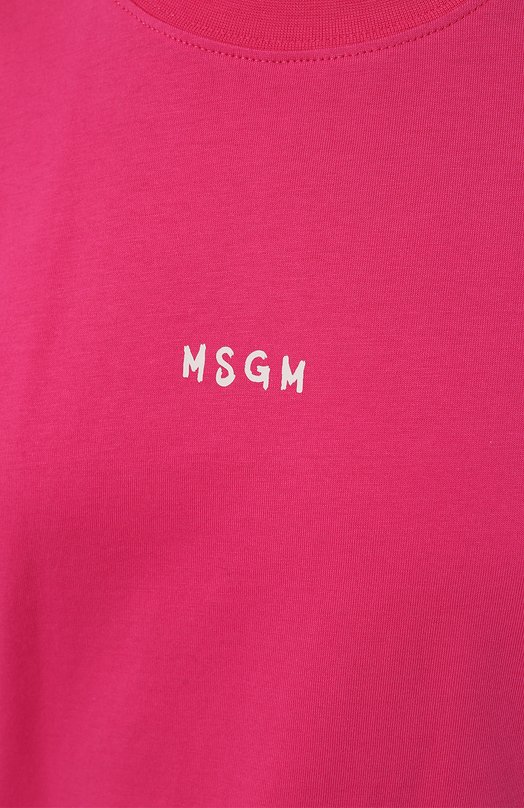 фото Хлопковая футболка msgm