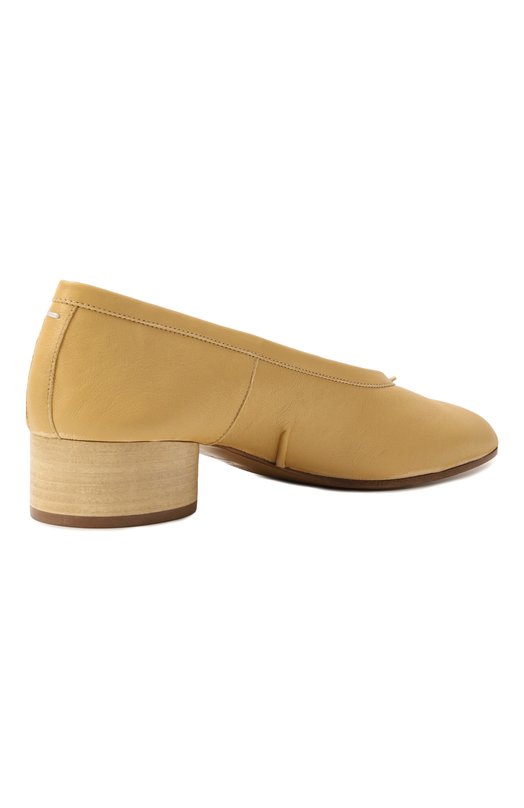 Кожаные туфли Tabi Maison Margiela S58WZ0128/P6378 Жёлтый  S58WZ0128/P6378 Фото 5