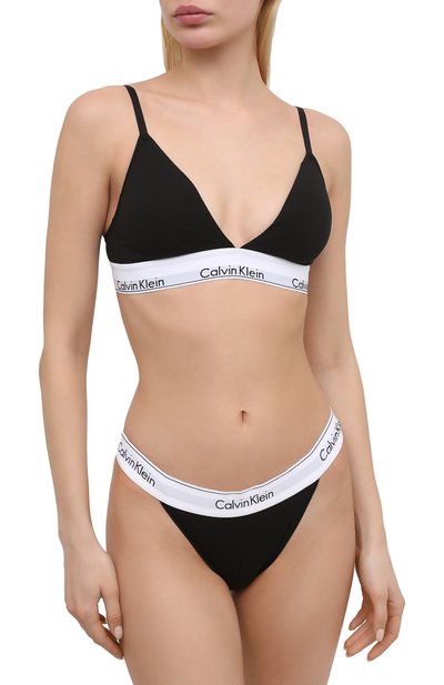 Трусы-слипы CALVIN KLEIN черного цвета по цене 3245 руб., арт. QF4977A, фото 2 Трусы-слипы CALVIN KLEIN, арт. QF4977A, фото 2