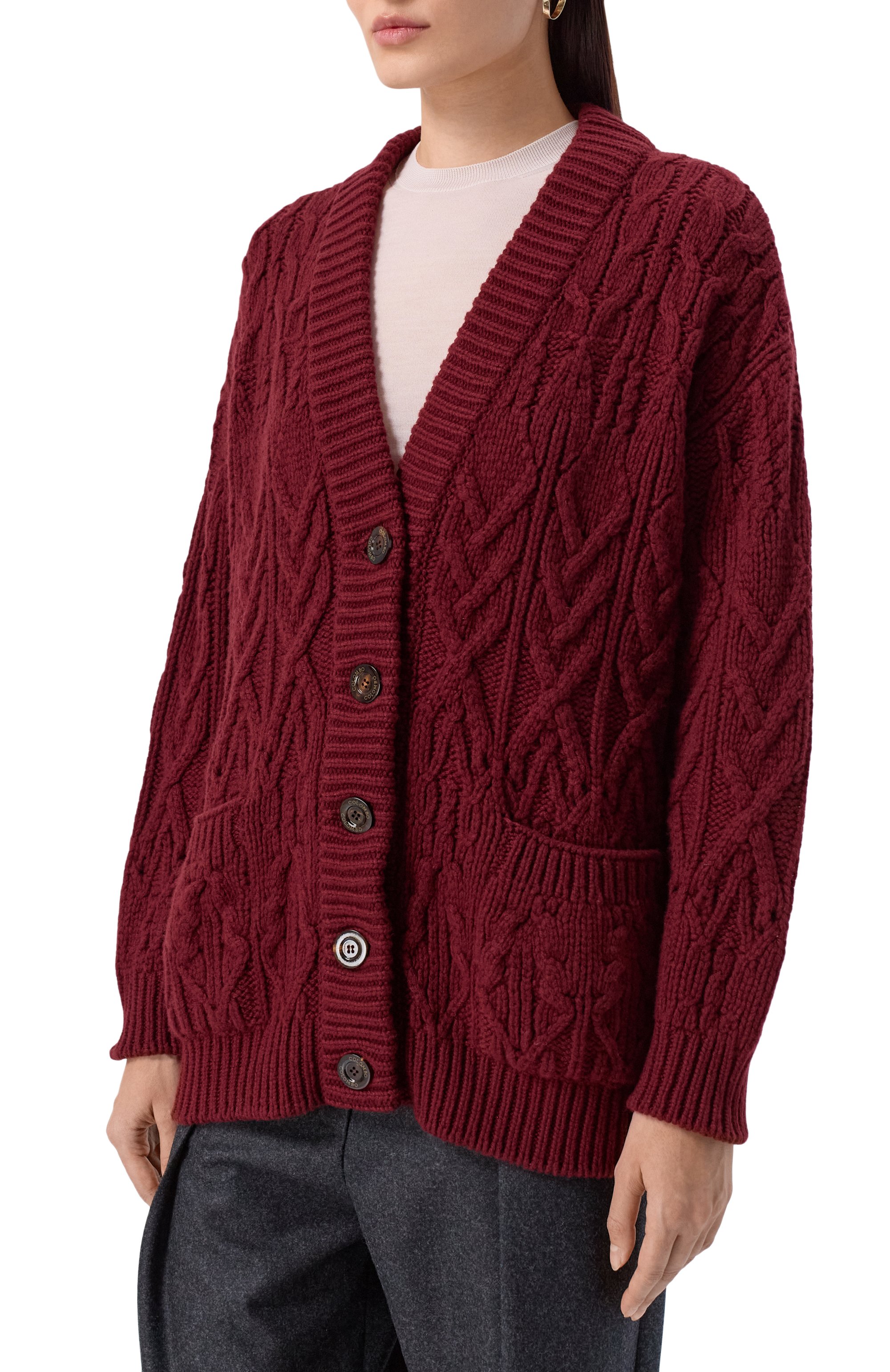 Кашемировый кардиган COLOMBO, арт. MA04321/1-1.8KC, фото 3