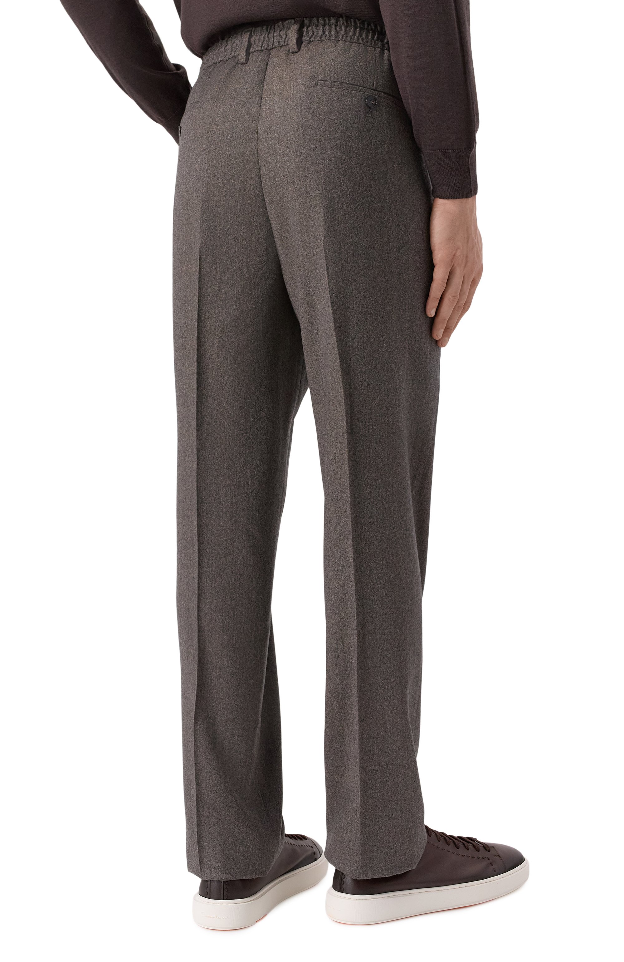 Шерстяной костюм ANDREA CAMPAGNA коричневого цвета по цене 170000 руб., арт. GREC0C0LFS/400129B, фото 5 Шерстяной костюм ANDREA CAMPAGNA, арт. GREC0C0LFS/400129B, фото 5