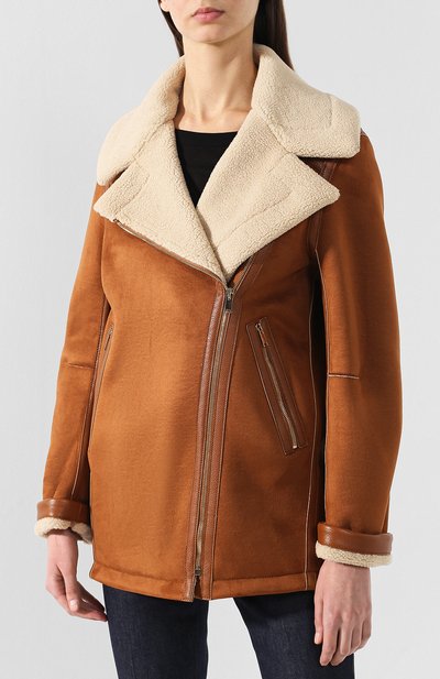 Дубленка с косой молнией STELLA MCCARTNEY, арт. 543872/SJB34, фото 3