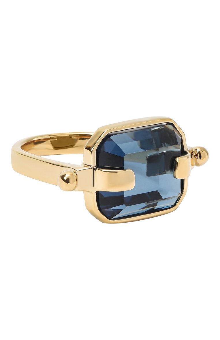Женское кольцо CRYSTALLINE JEWELLERY синего цвета, арт. 652В | Фото 1 (Нос: Не проставлено; Региональные ограничения белый список (Axapta Mercury): Не проставлено; Материал: Кристаллы, Металл)